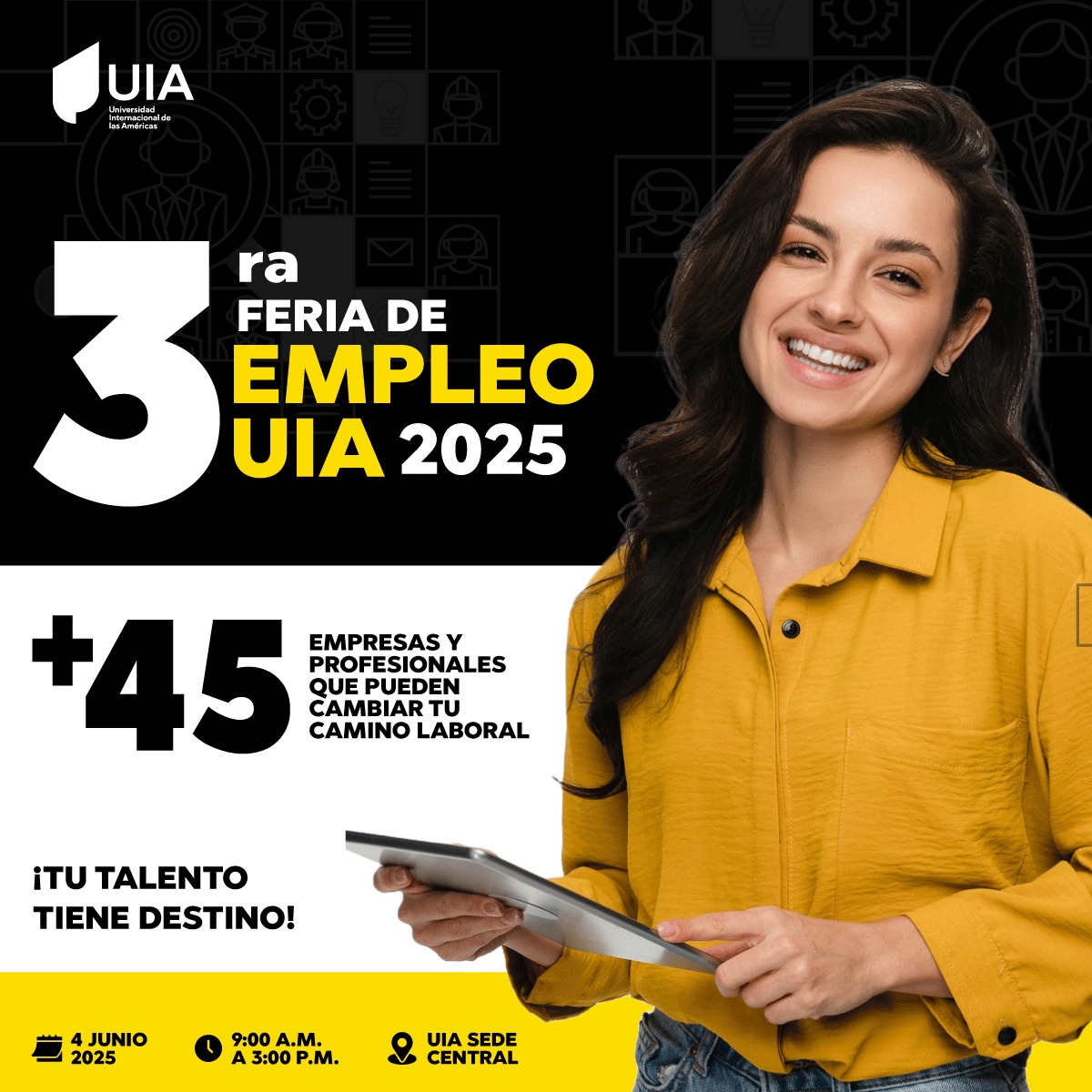 Feria de Empleo UIA ofrecerá más de 1200 puestos en diferentes empresas