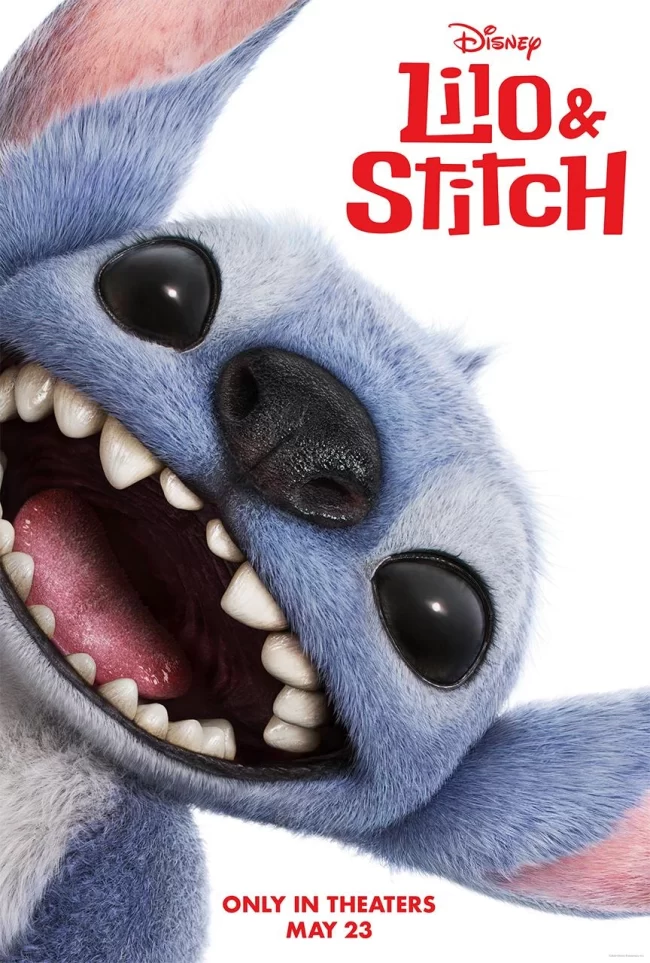 Cartel promocional de la película live action de "Lilo & Stitch"