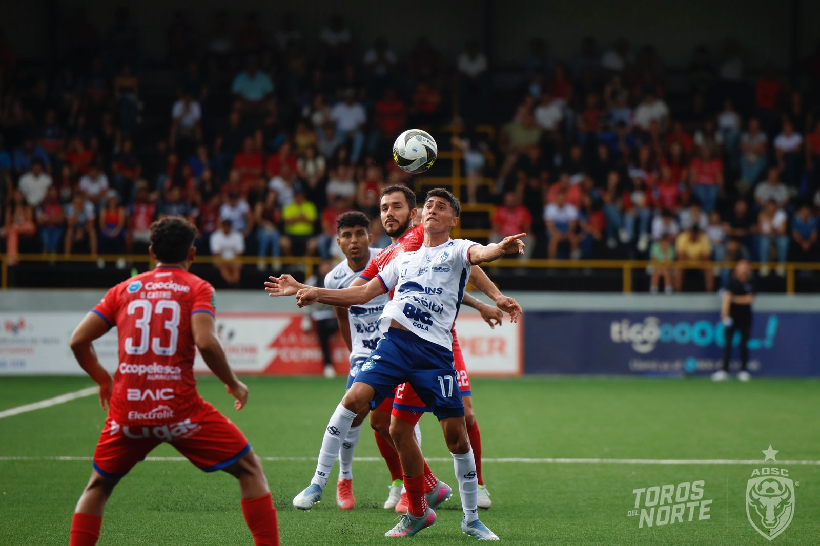 En el principio y el final del juego Cartaginés golpeó a San Carlos