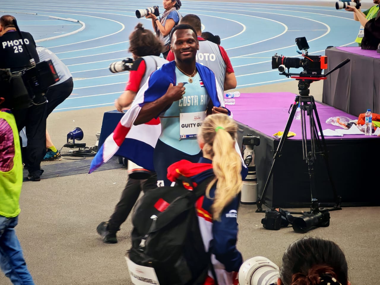 Sherman Guity obtiene bronce en los 100 metros en Mundial de Para Atletismo