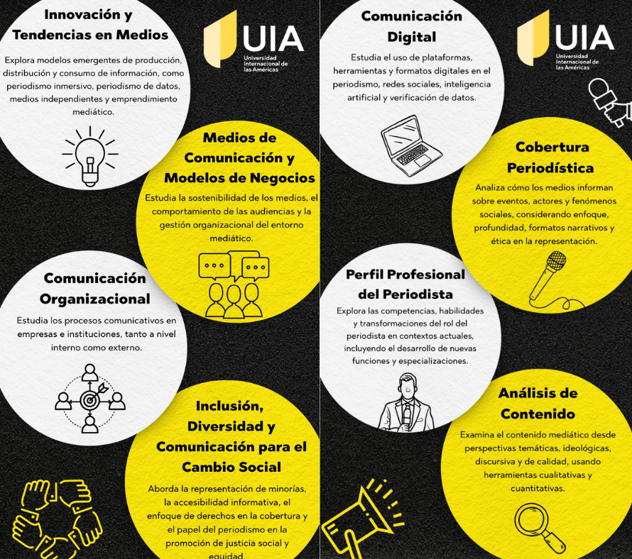 Nuevas líneas de investigación: Carrera de Periodismo UIA