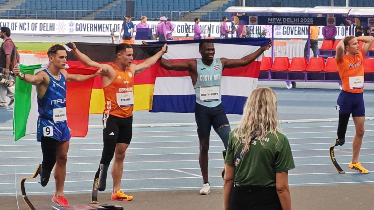 Sherman Guity obtiene plata en la final de los 200 metros T64
