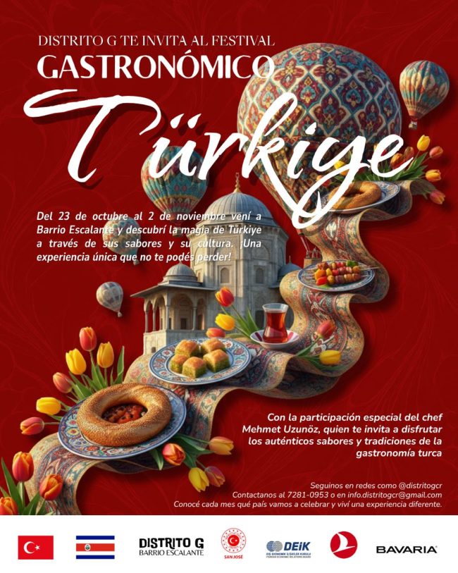 Afiche del Festival Gastronómico Türkiye.