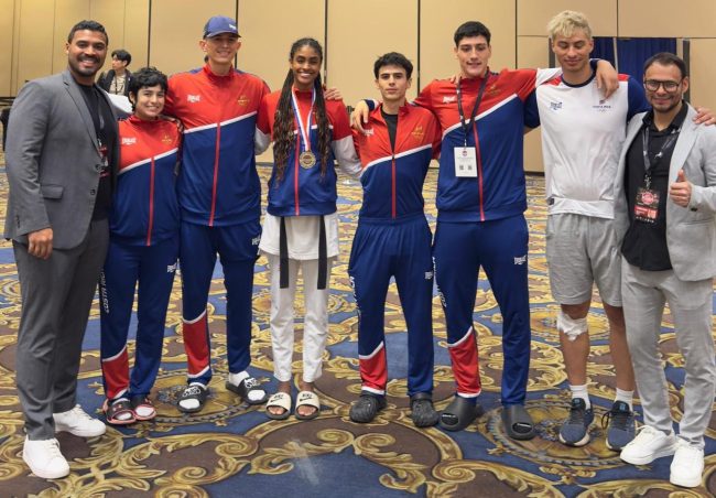 Delegación costarricense - US Open 2026. Fotografía: Comité Olímpico de Costa Rica