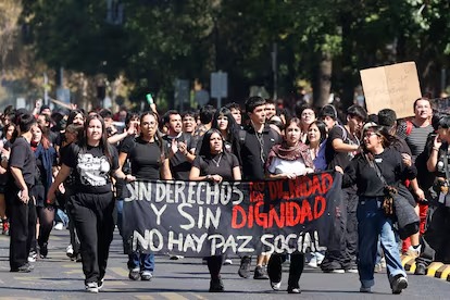 Protestas estudiantiles tomaron calles en Chile