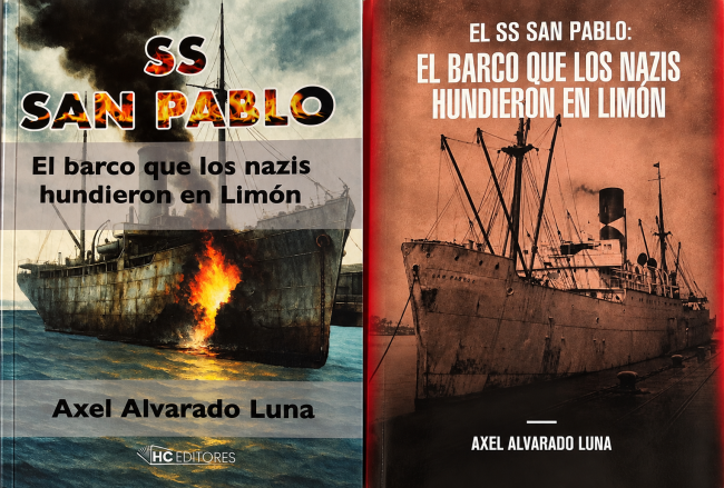 Portadas: Primera edición (2025, HC Editores) y segunda edición (2026)